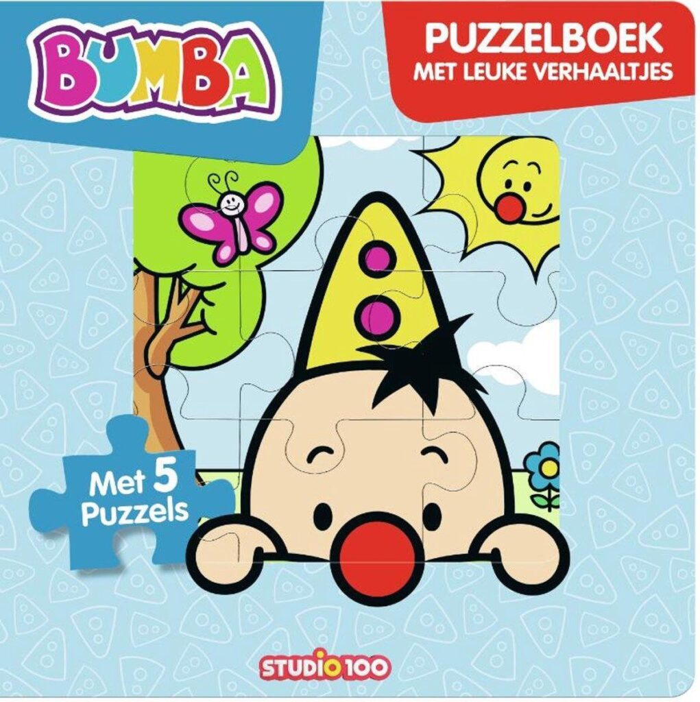 Bumba puzzelboek - met leuke verhaaltjes - met 5 puzzels