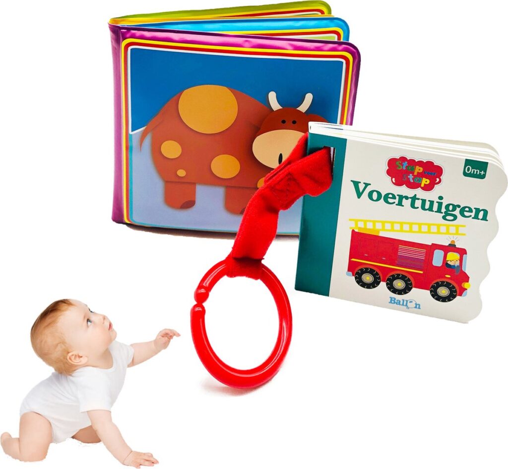 Babypakket - Buggyboekje + Badboekje - 2 babyboekjes - Voordeelpakket