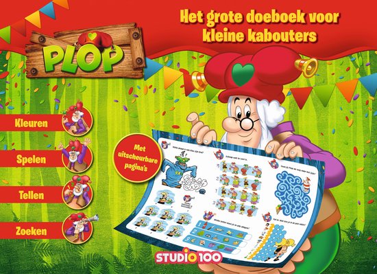 Studio 100 Kabouter Plop: Het Grote Doeboek Voor Kleine Kabouters