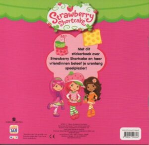 Mijn spelletjesboek met stickers - strawberry shortcake