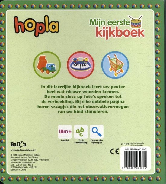 Hopla  -   Mijn eerste kijkboek