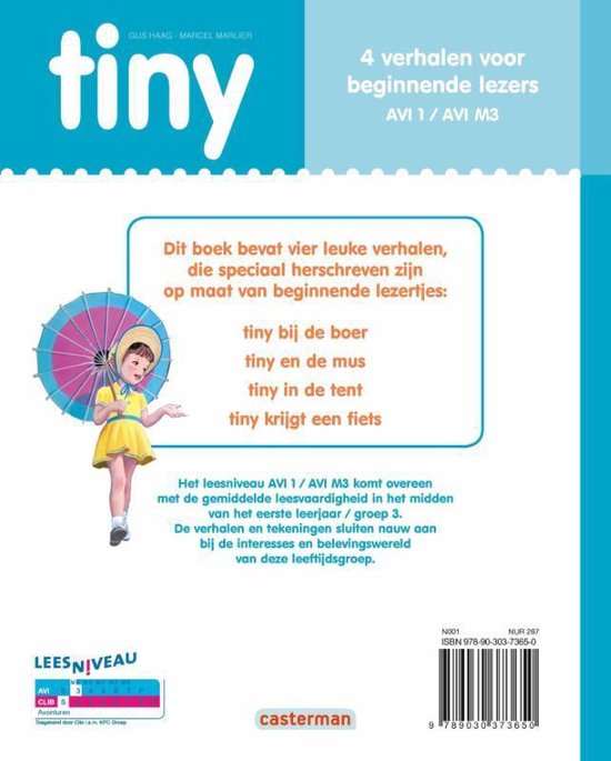 Tiny leren lezen AVI 5 -  Tiny AVI 1 - M3