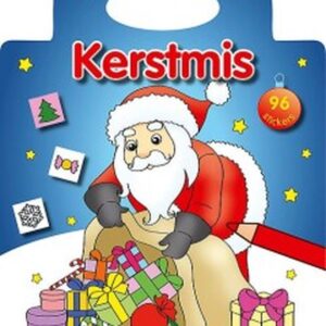 Kerstmis plak en kleur