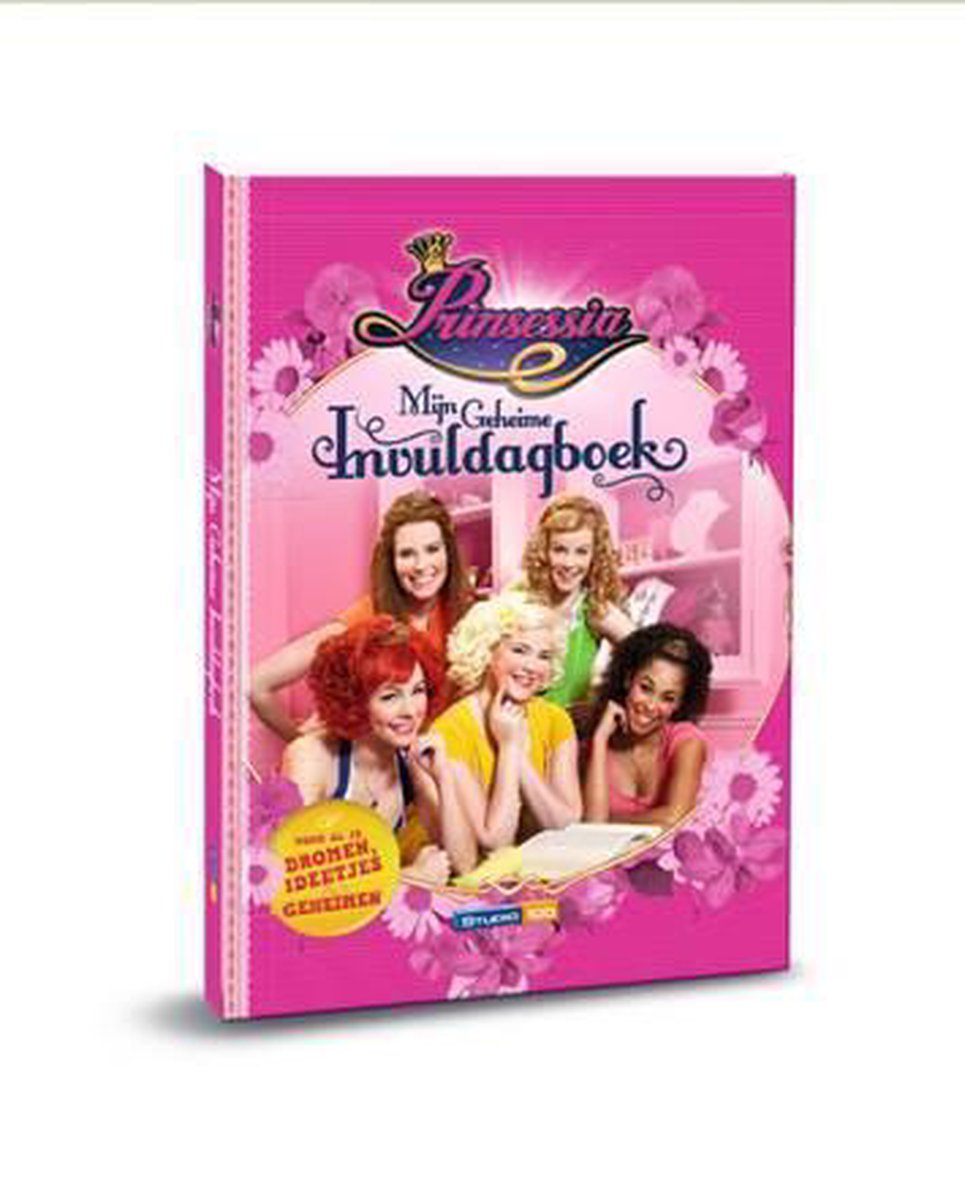 Studio 100 Invuldagboek Prinsessia - Mijn geheime 21x15,5 cm - Roze