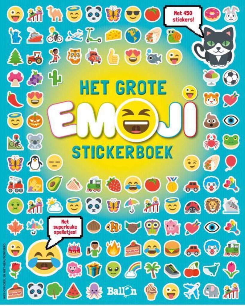 Emoji stickerboek