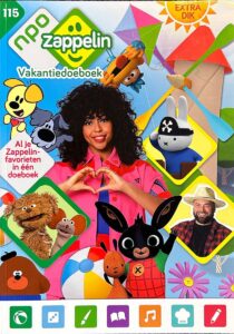 Zappelin Vakantieboek - Extra dik vakantiedoeboek met je favoriete karakters - Nijntje - Woezel & Pip - Bing - Sesamstraat - K3 - Bumba