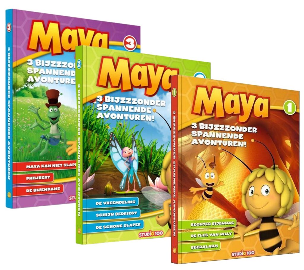 Maya de Bij voordeelbundel - Alle 3 de verhalenboeken - 3 Maya de Bij voorleesboeken - Voorleesboek pakket