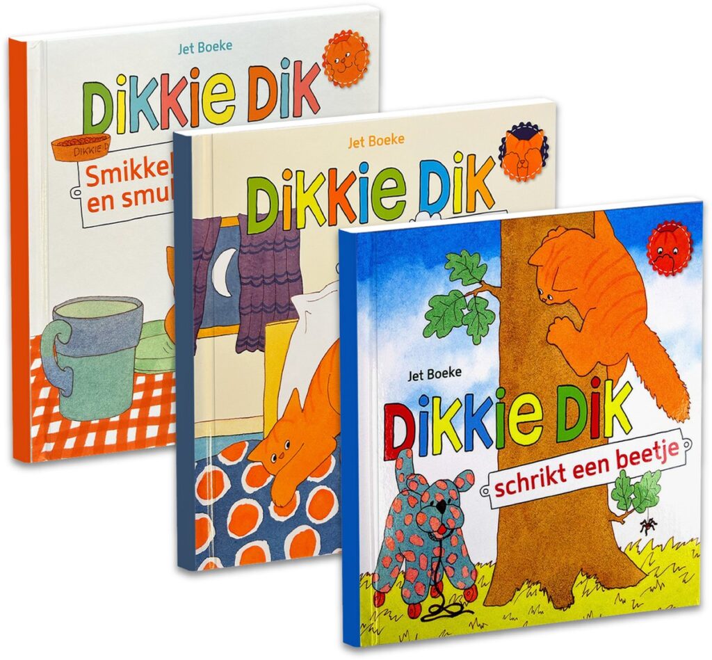 Dikkie Dik boeken - 3 voorleesboeken van Dikkie Dik - Voordeelbundel: Schrikt een beetje + Speel verstoppertje + Smikkelen en smullen - Hardcover