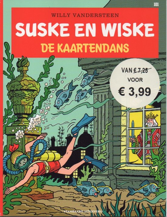 Suske en Wiske - Voordeelbundel van 5 Suske en Wiske stripboeken - Nummers: 89, 101, 225, 226 en 228 - Stripboeken voor kinderen en volwassenen