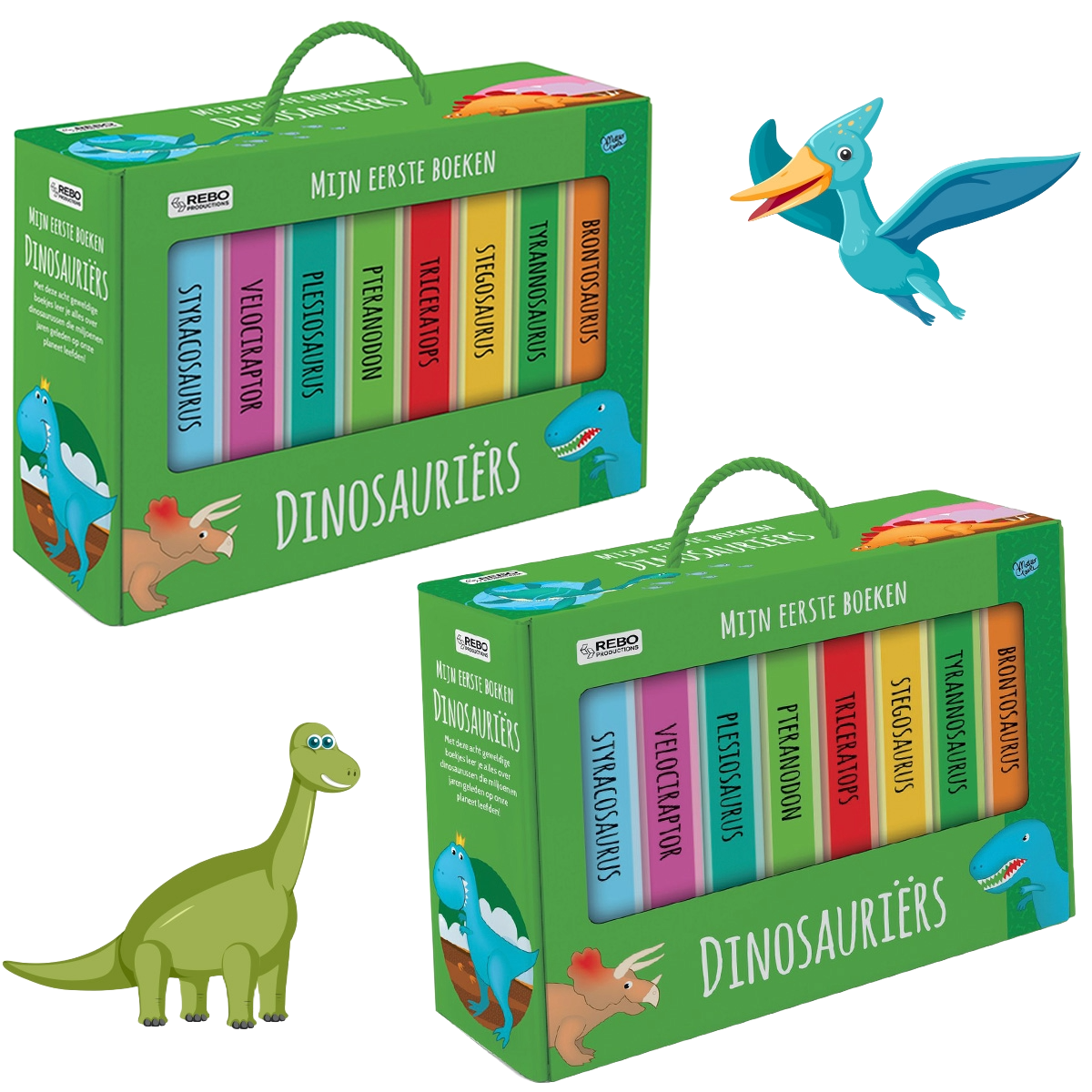 Uitdeelboekjes Dinosaurussen - 16 kartonnen dinoboekjes om uit te delen