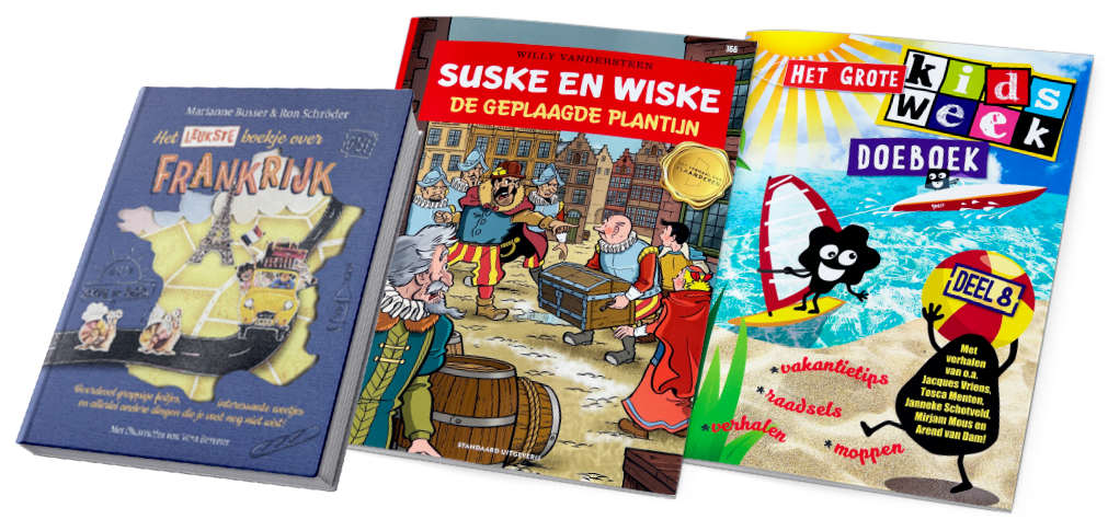Vakantieboeken bundel 8+ jaar - Op reis naar Frankrijk