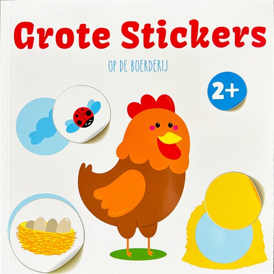 3 kleurboeken / stickerboeken voordeelpakket 2-3 jaar