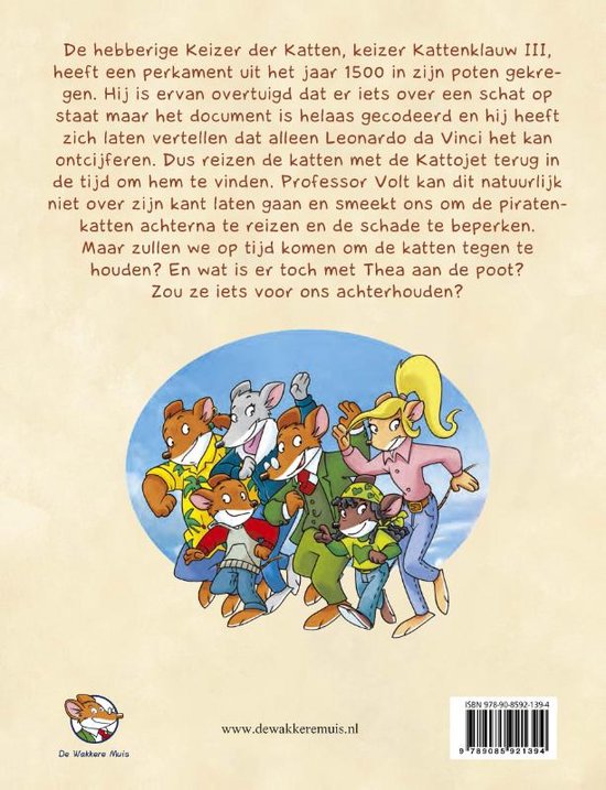 Geronimo Stilton strip - Wie heeft de Mona Lisa gestolen?
