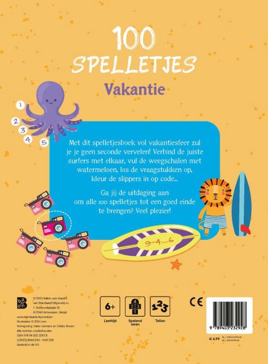 100 spelletjes vakantie 6+