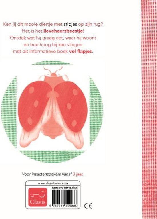 Het lieveheersbeestje - Informatief flapjesboek voor insectenzoekers vanaf 3 jaar