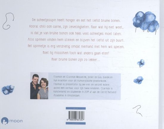 De spin die veel scheetjes laat