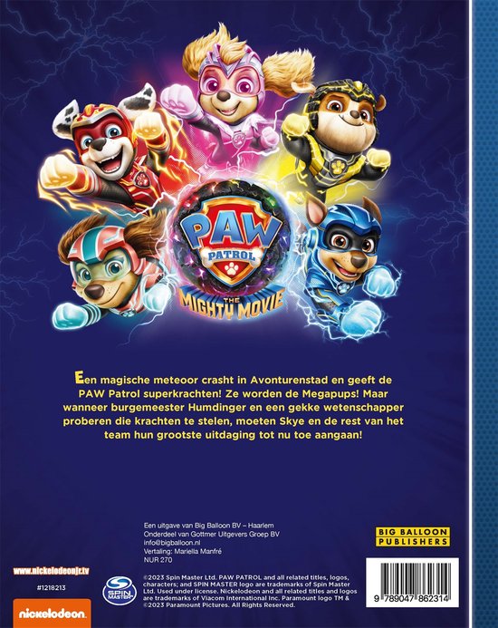PAW Patrol - Mighty movie, het officiële filmboek