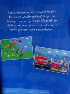 Peppa Pig - Daar gaan we - stickerboek