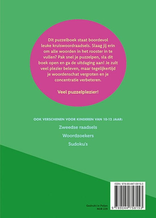 Leerrijke puzzels - Reuzeleuke kruiswoordraadsels