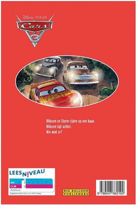 Ik leer lezen! - AVI E3 - Cars 3, Bliksem gaat door