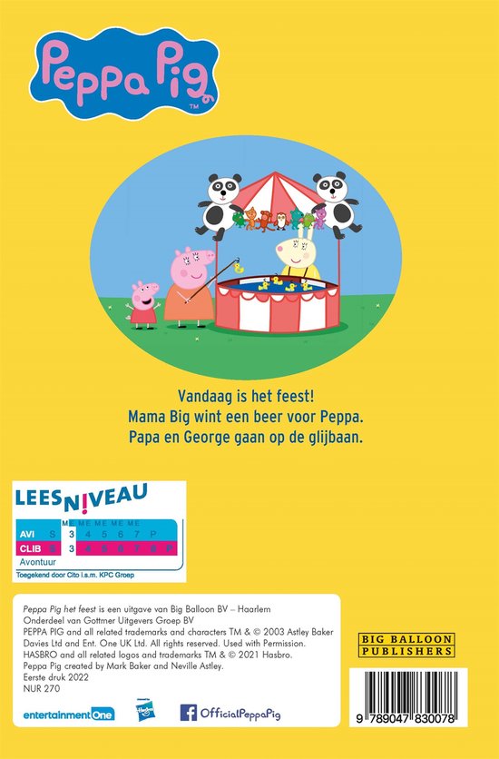 Ik leer lezen! - AVI M3 - Peppa Pig, Het feest