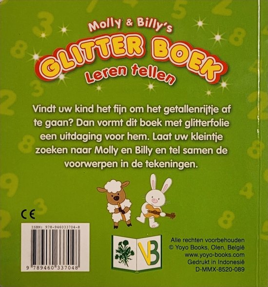 Molly & Billy's Glitterboek - Leren tellen
