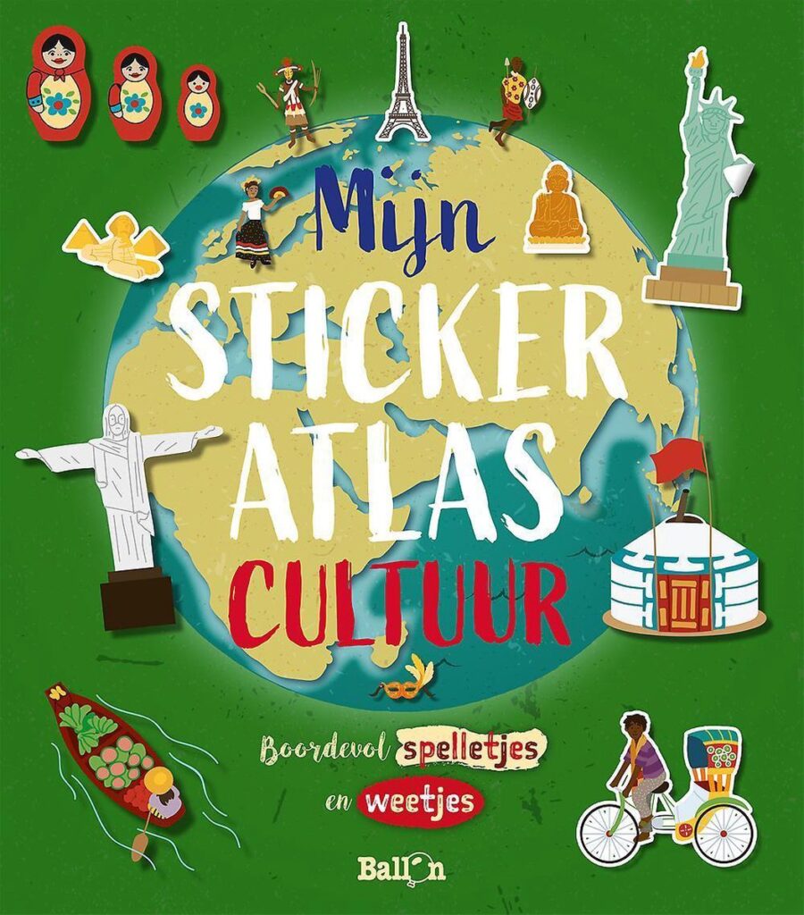 Mijn Sticker Atlas - Cultuur - Boordevol spelletjes en weetjes
