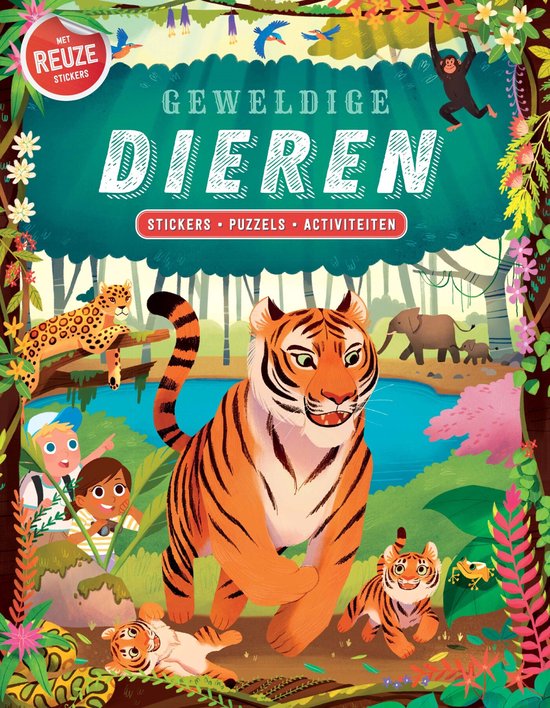 Geweldige dieren - stickers, puzzels, activiteiten
