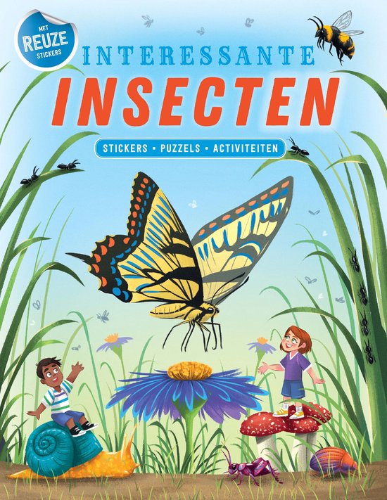Interessante insecten - stickers, puzzels, activiteiten