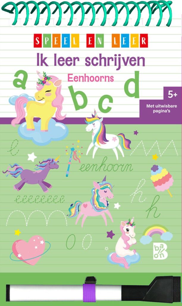 Ik leer schrijven - Eenhoorns