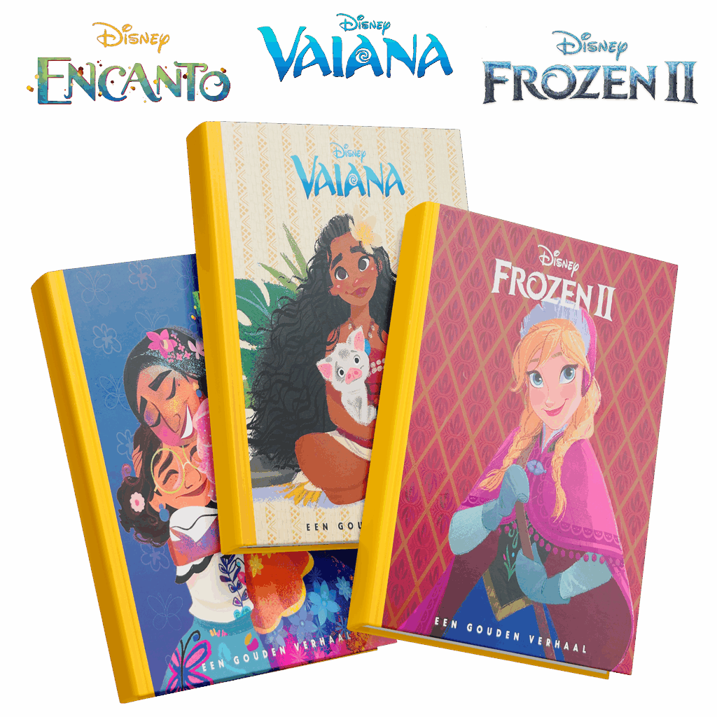 Disney 3 gouden verhalen - Encanto, Frozen 2 en Vaiana