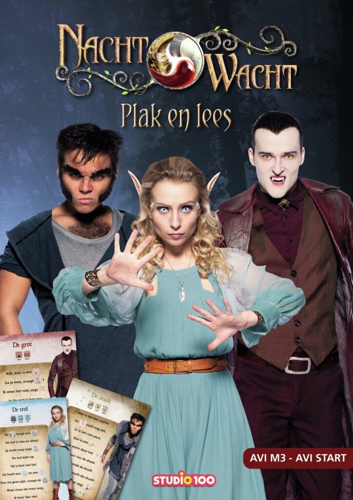 Nachtwacht - Ik leer lezen met stickers