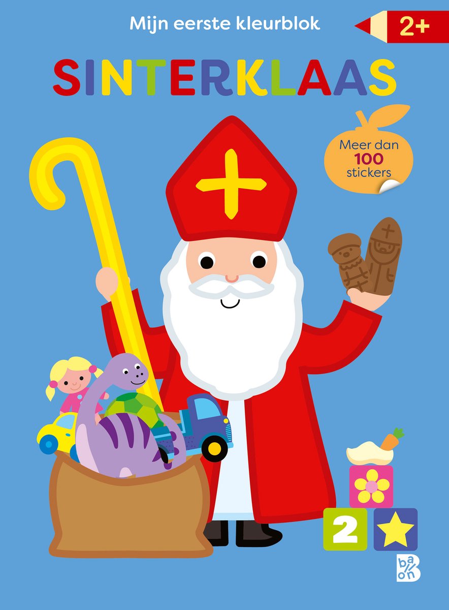 Mijn eerste kleurblok - Sinterklaas