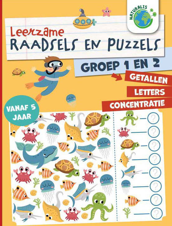 Leerzame Raadsels en Puzzels - Groep 1 en 2