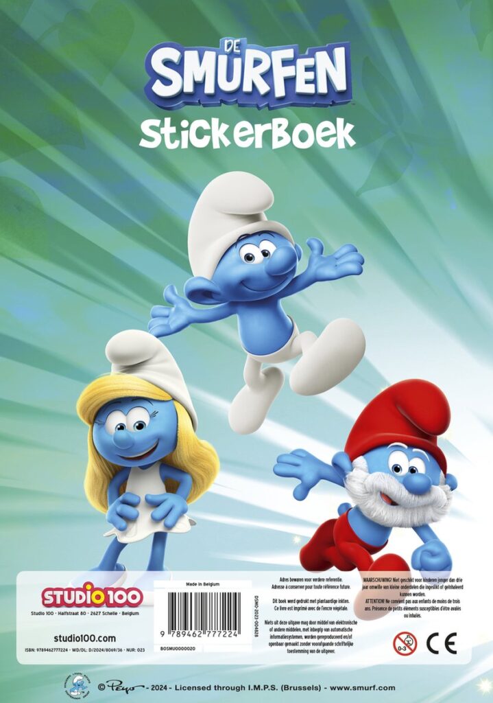 De Smurfen - stickerboek - Meer dan 120 stickers
