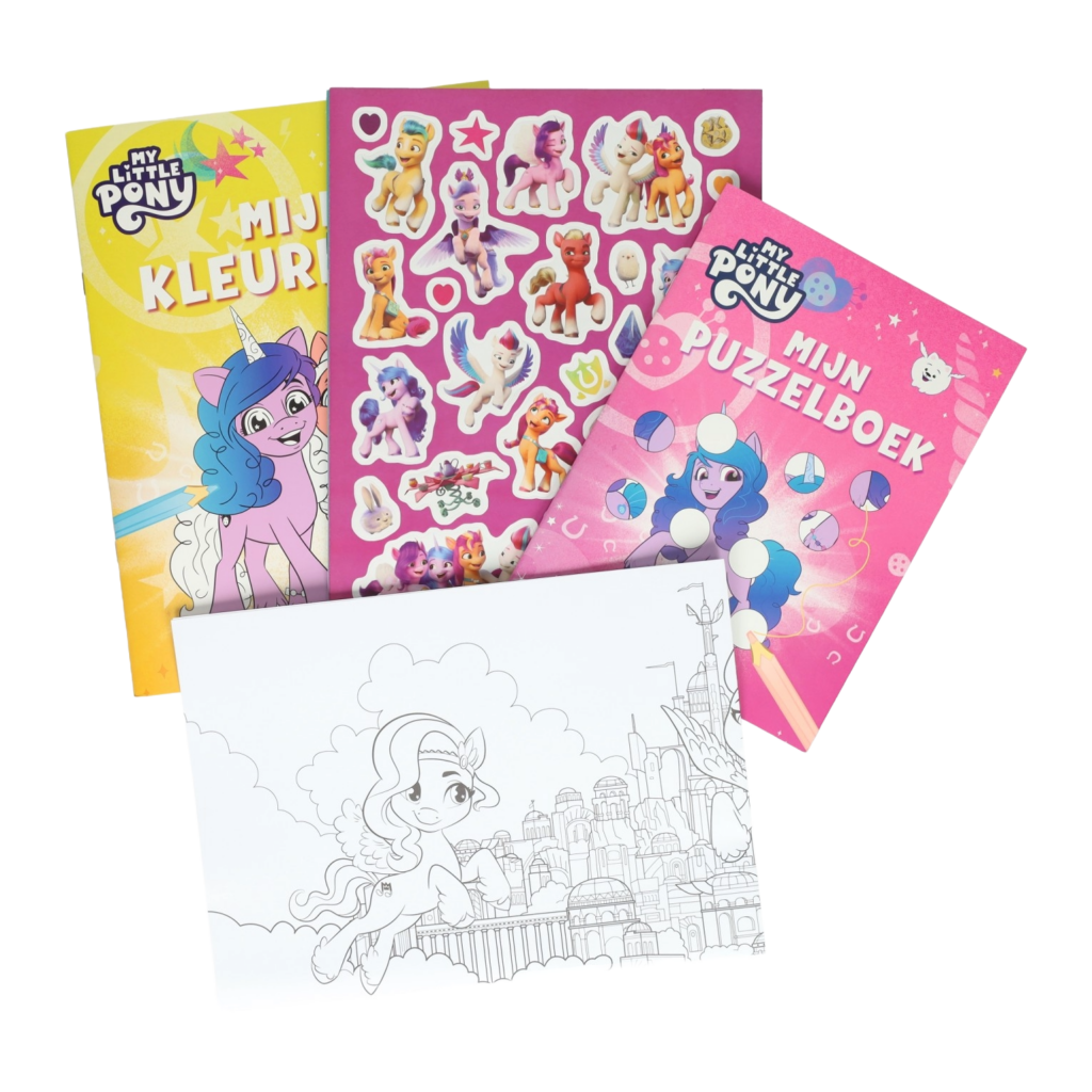 My Little Pony pakket - Knutselen, kleuren puzzelen en stickers