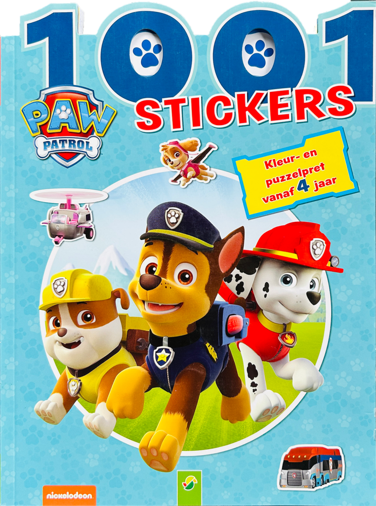 1001 Stickerboek PAW Patrol