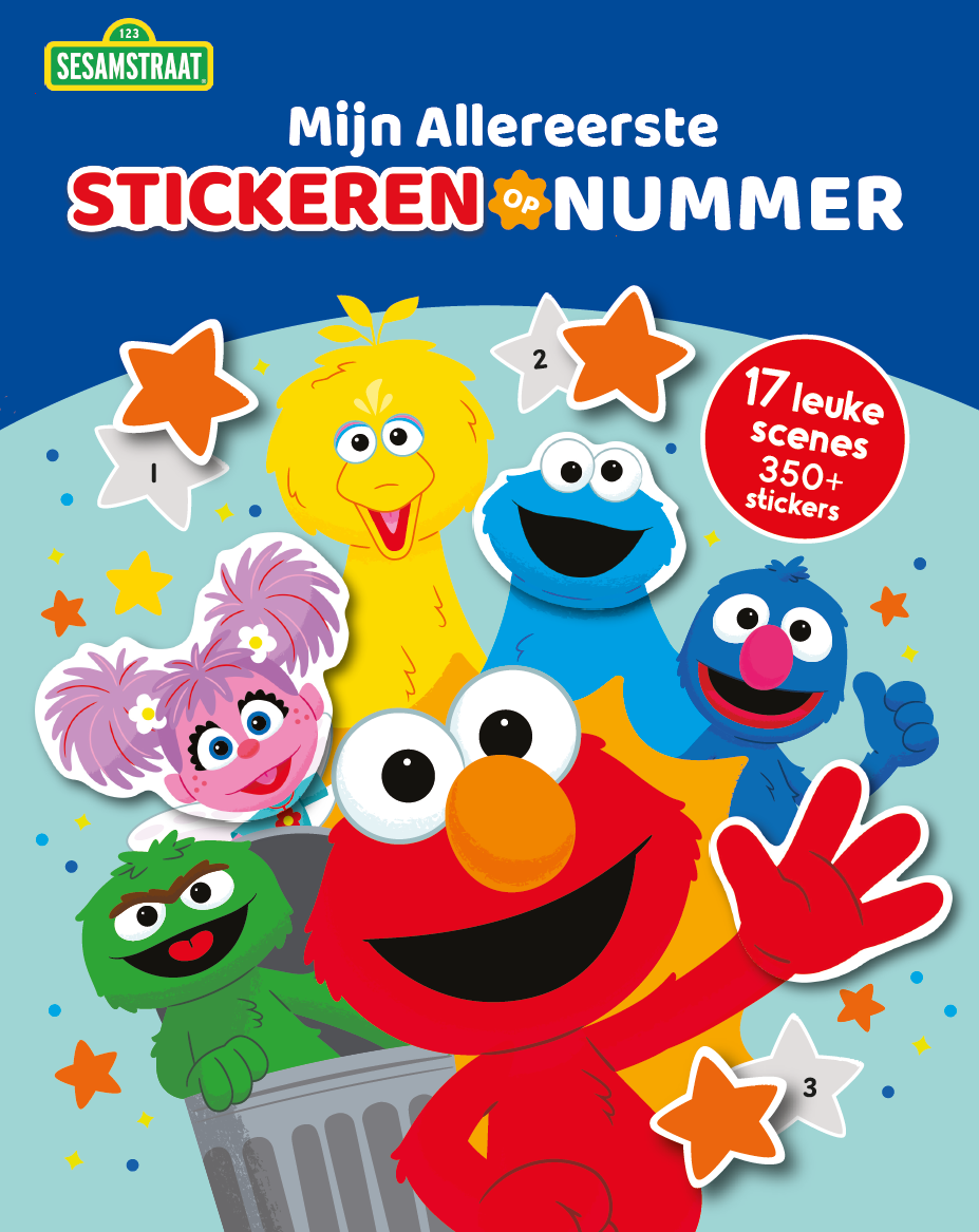 Sesamstraat - Mijn allereerste stickeren op nummer