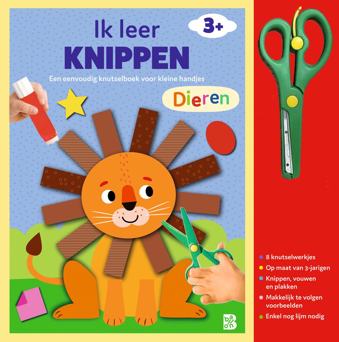 Ik leer knippen - Knutselboek met schaartje: Dieren