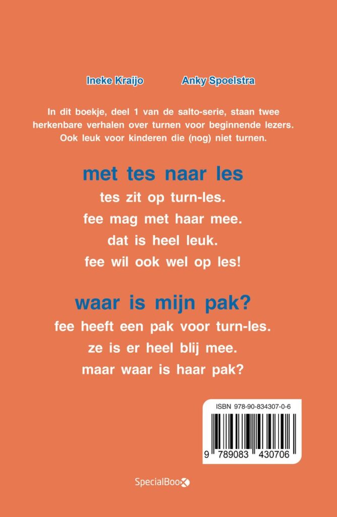 Salto - met tes naar les & waar is mijn pak?