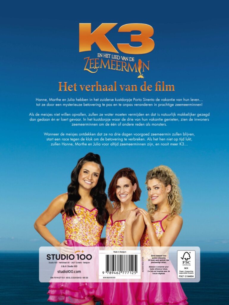 K3 : filmboek - Lied van de zeemeermin