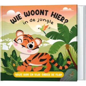 Wie woont hier? In de jungle - Wijs aan en kijk onder de flap