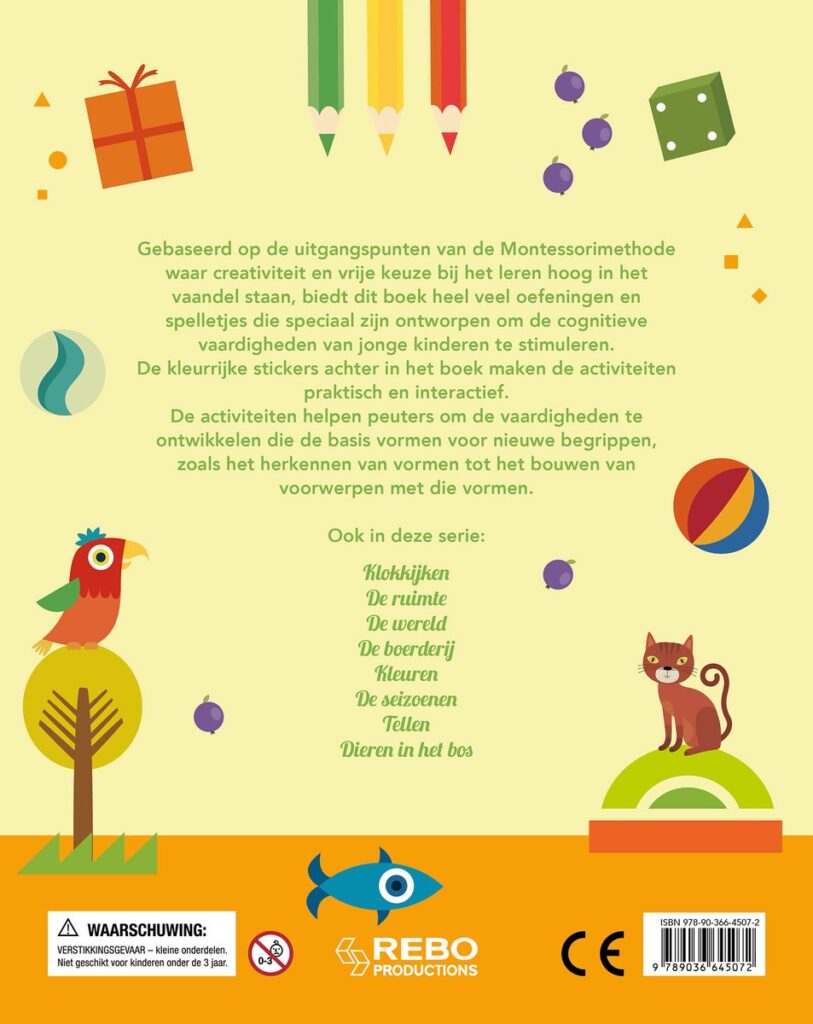 Mijn leukste oefenboek - Vormen - De Montessorimethode