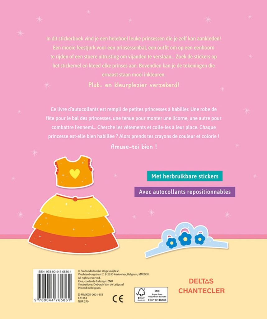 Little princess - Sticker Fun - Aankleedpoppen