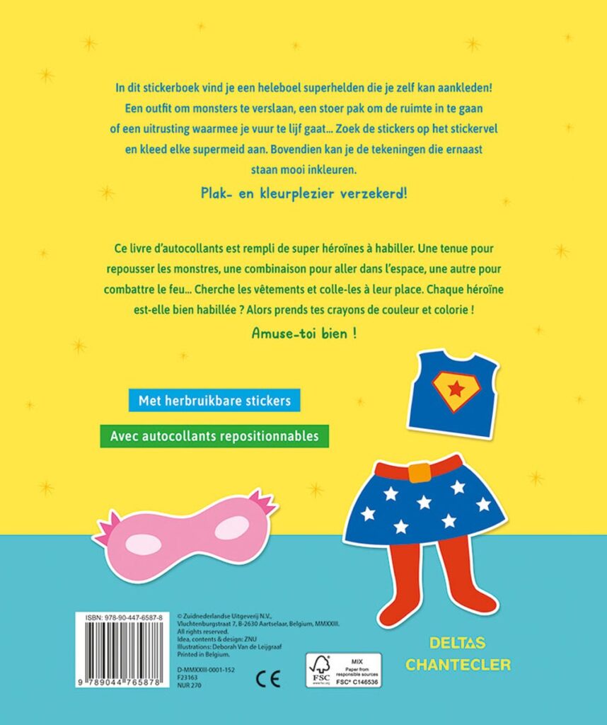 Super girls - Sticker Fun - Aankleedpoppen